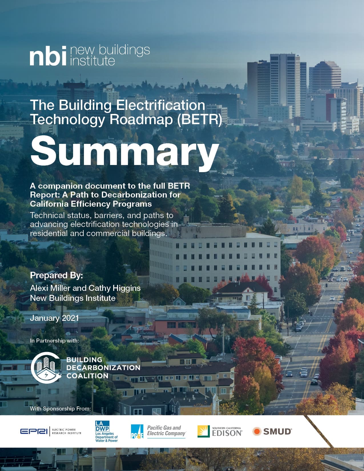 The Building Electrification Technology Roadmap - New Buildings Institute